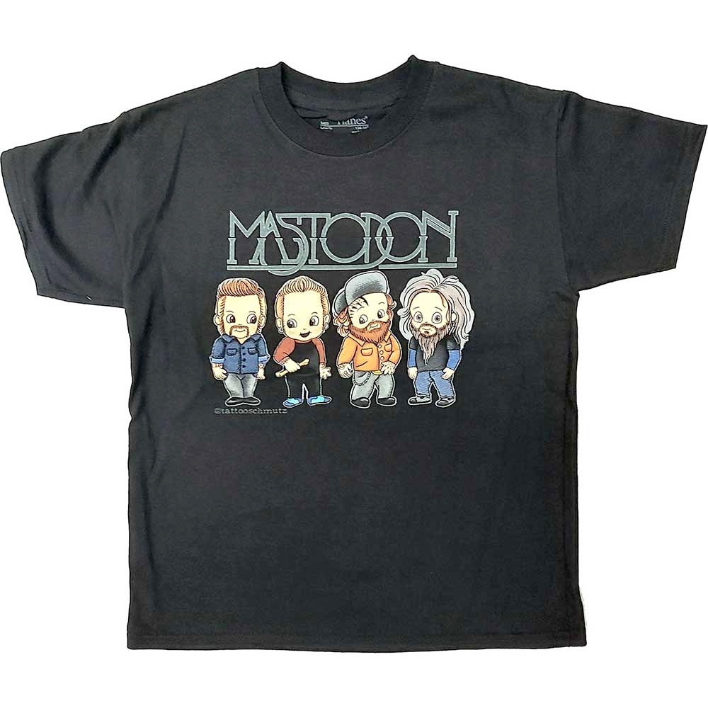 Mastodon - Band Character Kinder Tshirt - Zwart
